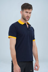 Men's Casual Polo Shirt - Navy