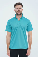 Pique Polo Shirt Sea Green