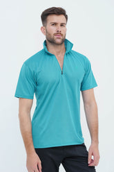 Pique Polo Shirt Sea Green