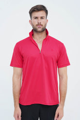 Pique Polo Shirt Soft Red