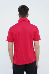 Pique Polo Shirt Soft Red