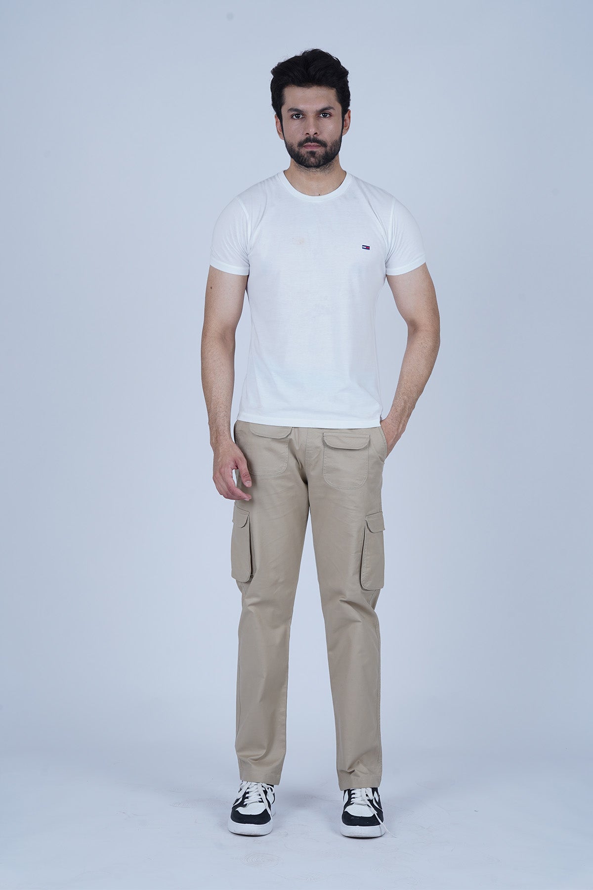 - Cargo Pants Front Pockets - Beige - Xea Clothing
