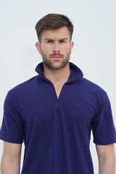 Pique Polo Shirt Deep Purple