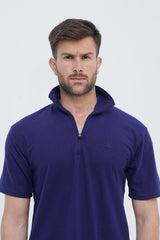 Pique Polo Shirt Deep Purple