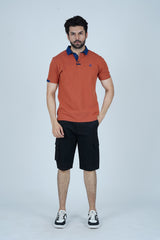 - Men Contrast Trim Polo Shirt - Roman - Xea Clothing