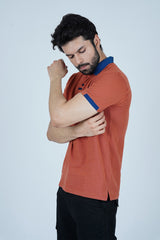 - Men Contrast Trim Polo Shirt - Roman - Xea Clothing