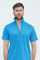Pique Polo Shirt Summer Sky