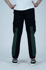 - Men's Cargo Pant - Black & Green - Xea Clothing