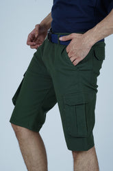Cargo Shorts for Men's - Olive Green Shorts – XEA Maximize your style with Xea Olive Green Cargo Shorts. 6 pockets and adjustable waistband make them perfect for any activity, offering storage and comfort.