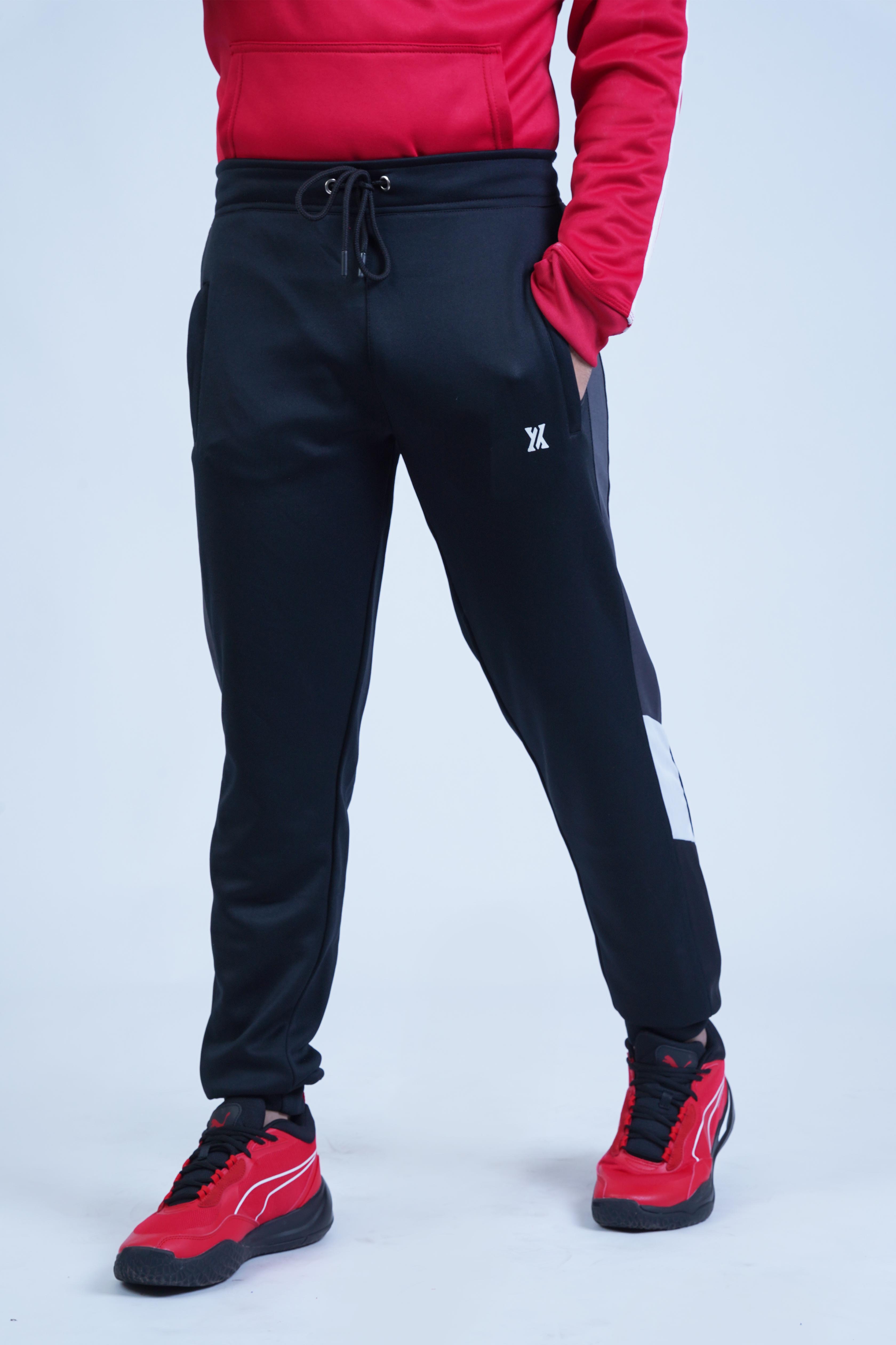 The Xea Men's Clothing: Classic Black Trouser - Classic Black Men Joggers - Xea Clothing
