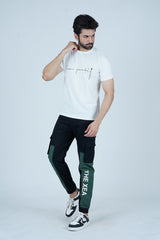 Men's Cargo Pant - Black & Green