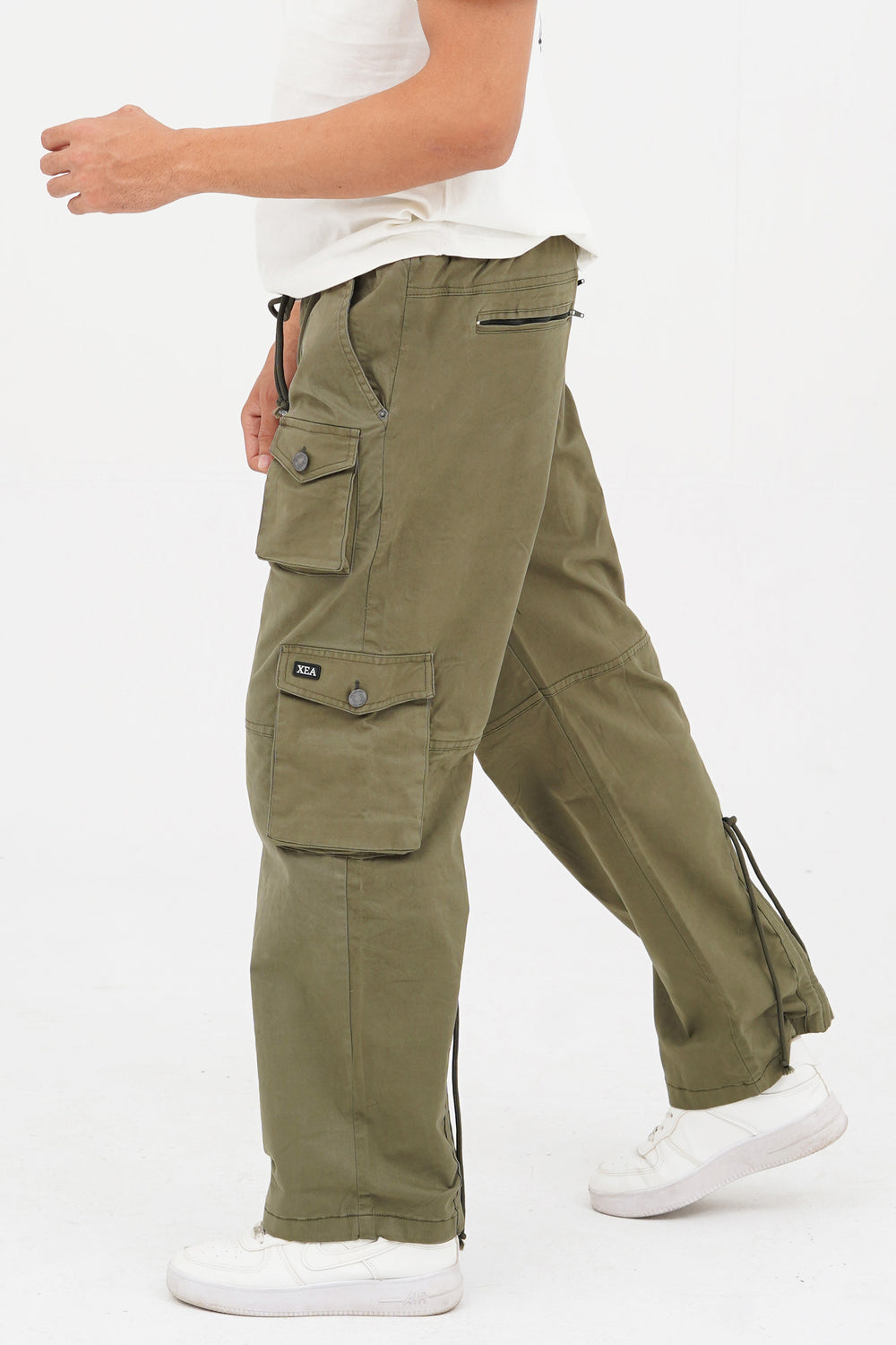 xea clothing, unisex, oversized, streetwear, loose bottom, baggy, loose fit, cargo, pants, trousers buy online in Pakistan. - Streetwear Cargo Pants / Pablo - Xea Clothing