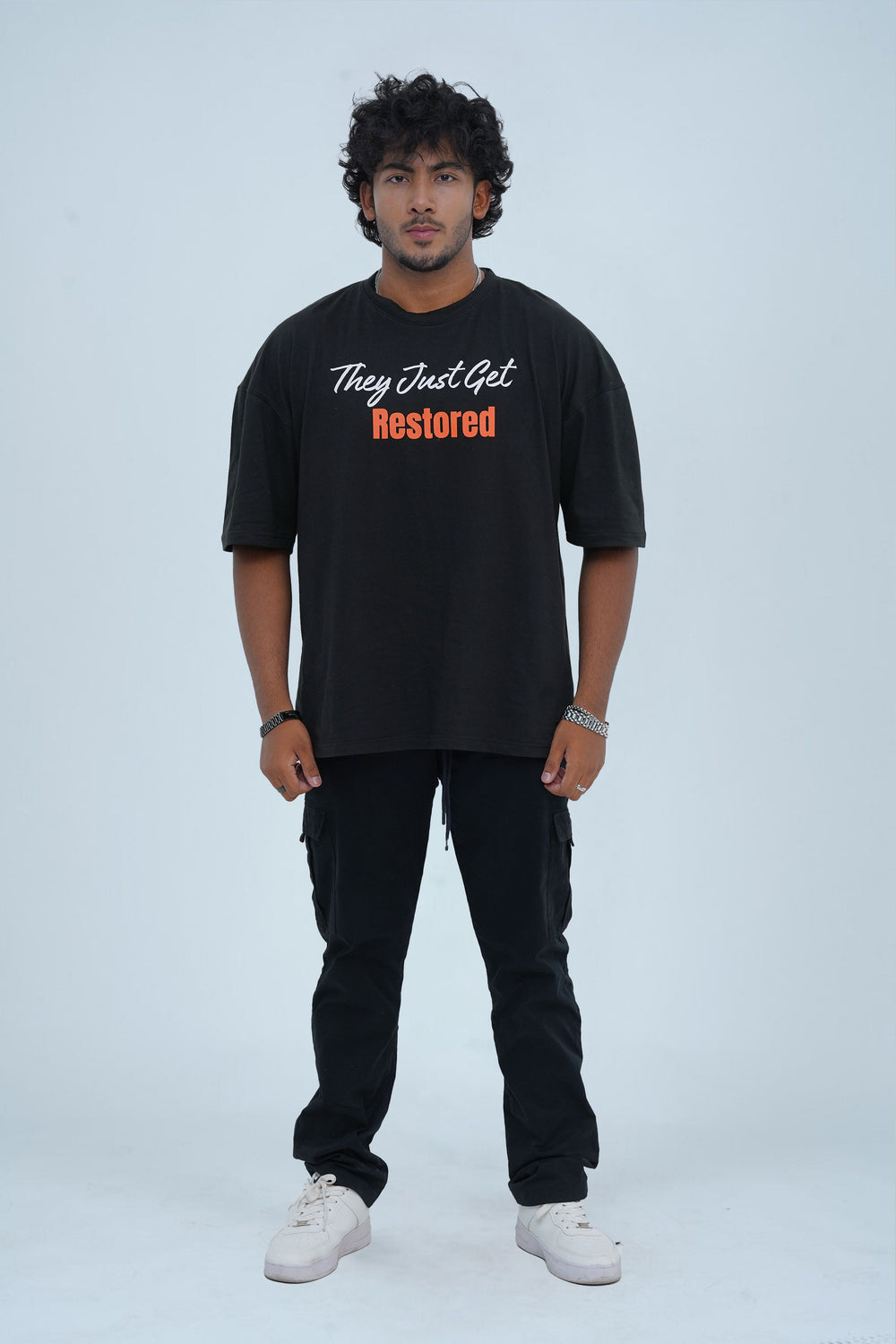 xea clothing, unisex, oversized, streetwear, drop shoulder, baggy, loose fit, t shirts buy online in Pakistan. - Restored Oversized T-Shirt - Xea Clothing