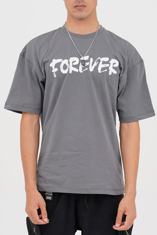 Unisex Forever Oversized T-Shirt – Minimalist Drop Shoulder Casual Wear by XEA