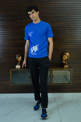 xea royal blue t shirt