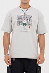 Unisex X Basketball Oversized T-Shirt – Relaxed Fit Sports-Inspired Tee by XEA