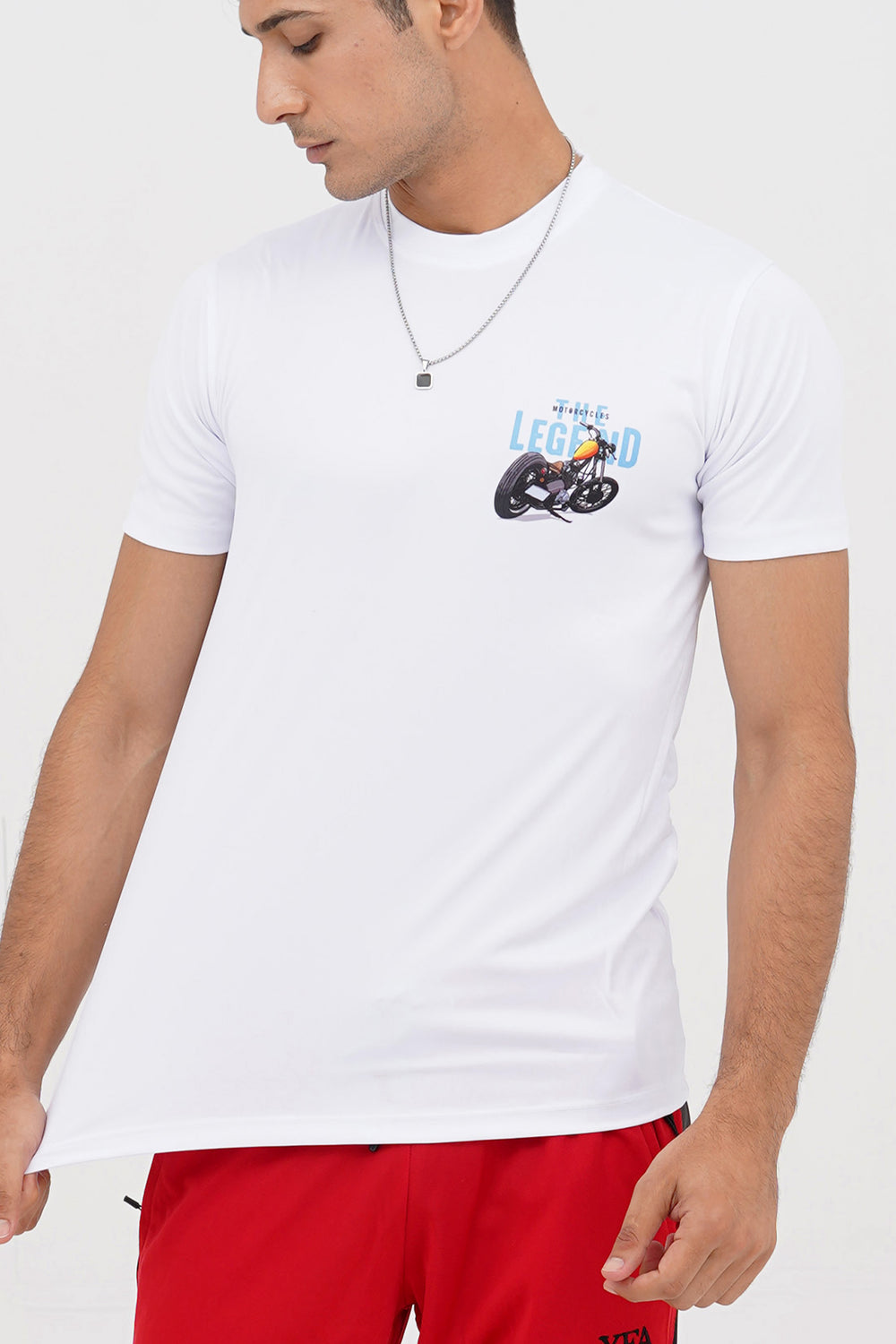 xea clothing, unisex, oversized, streetwear, regular fit, bikers tee, graphic tee, t shirts buy online in Pakistan. - The Legend White T-Shirt - Xea Clothing