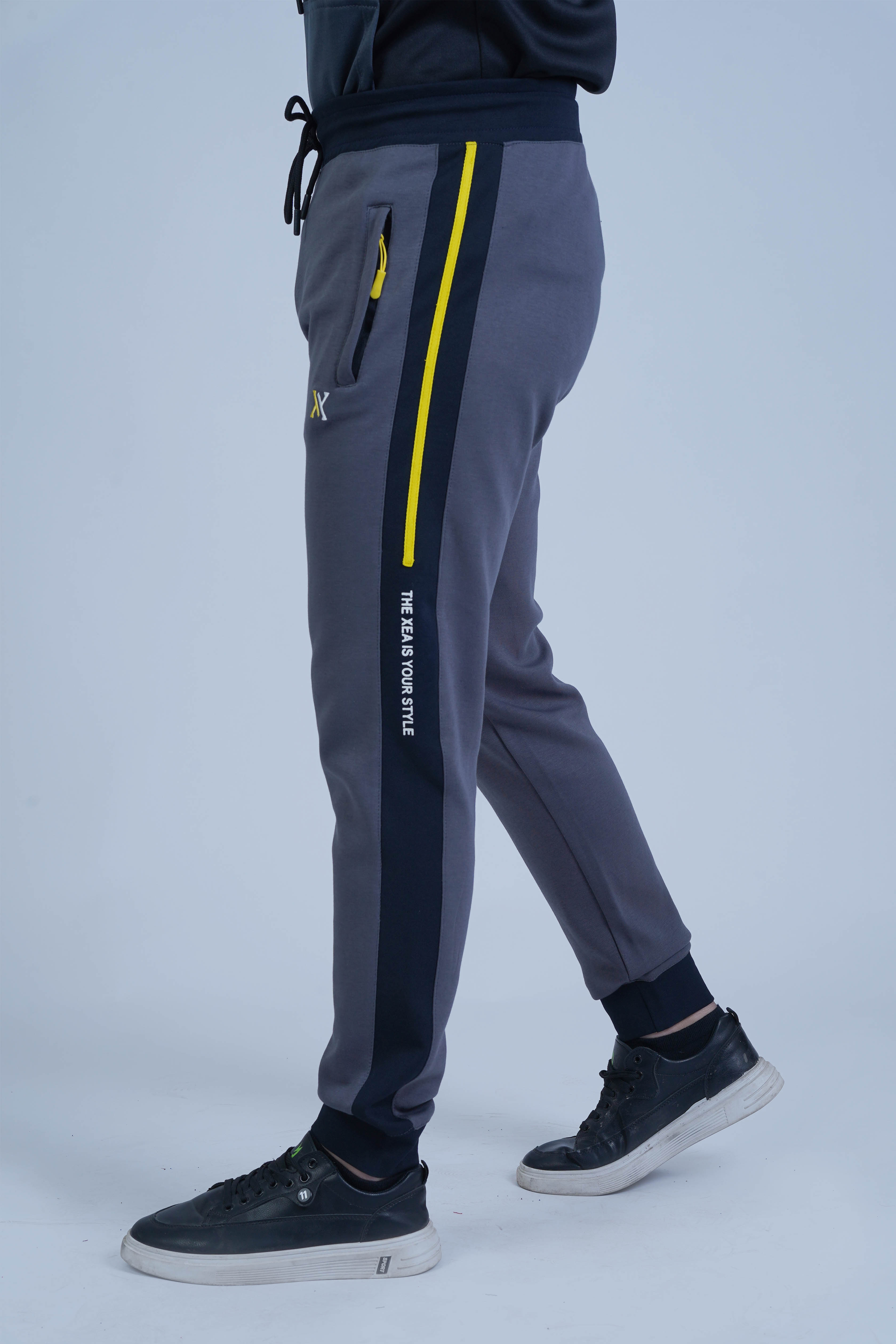 The Xea Men's Clothing: Uni Pro Smoke Grey Trouser