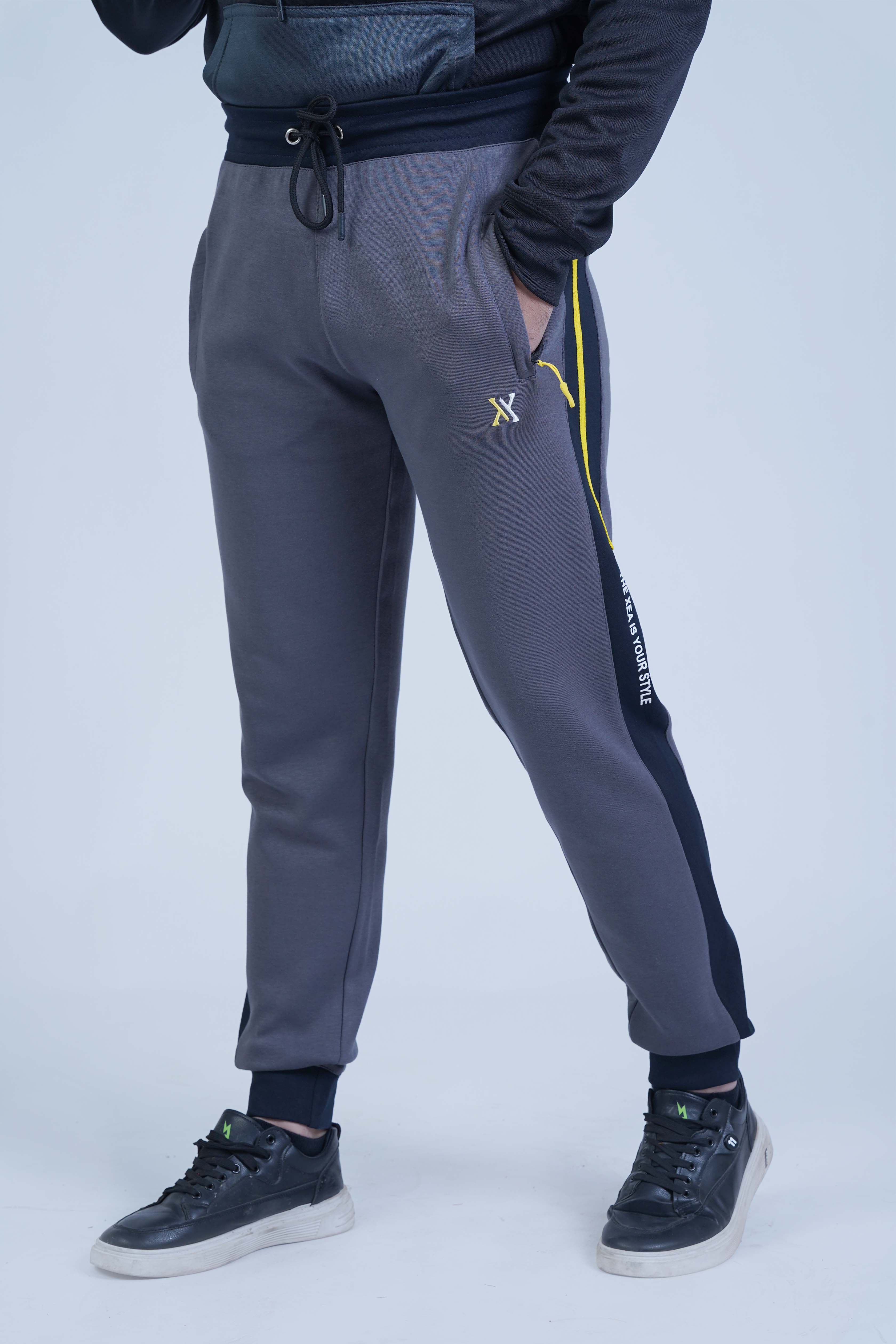 The Xea Men's Uni Pro Smoke Grey Trouser -  Jogger Pants - Smoke Grey - Xea Clothing