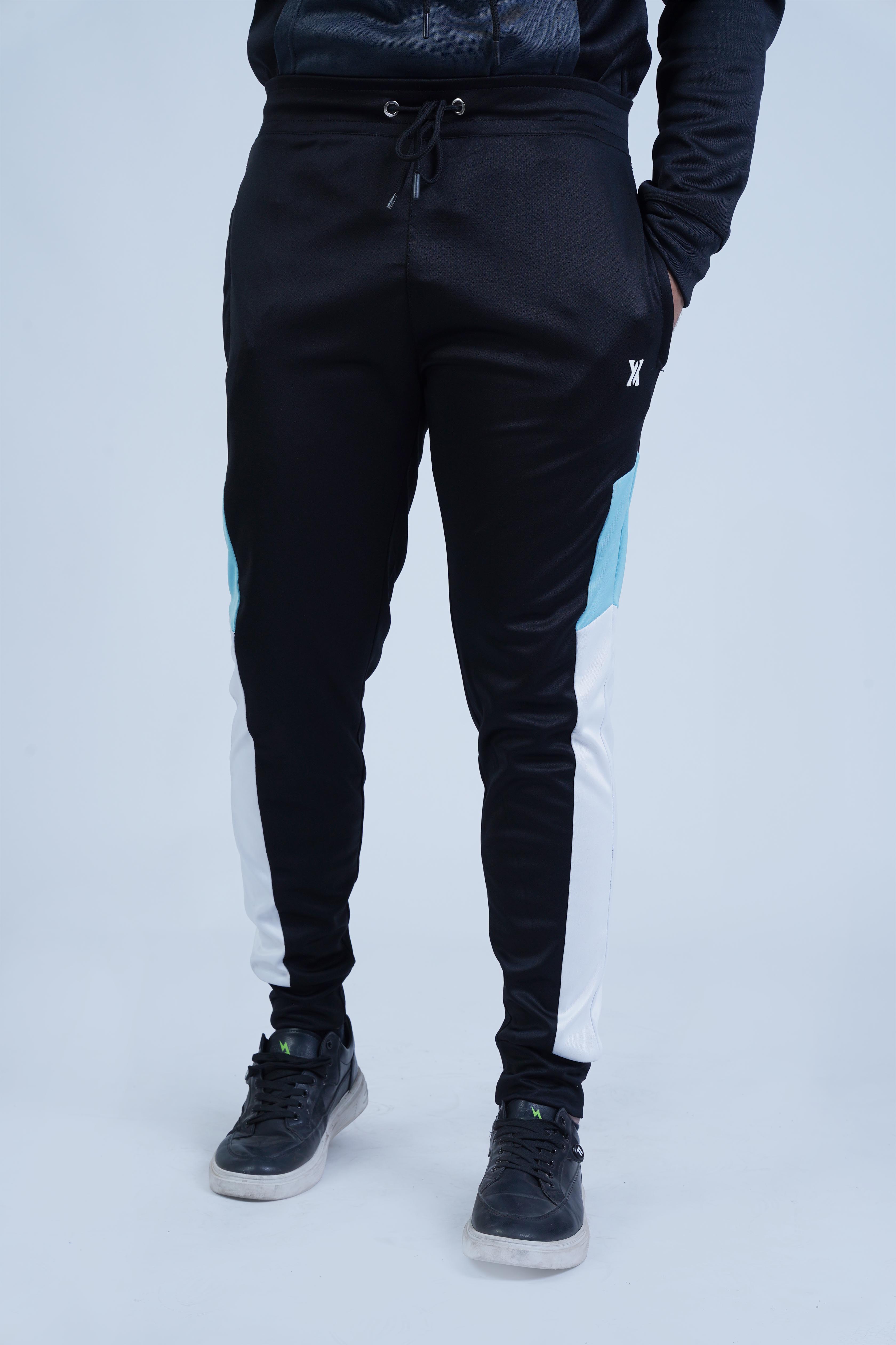 Mellow Paneled Black Men Trouser - The Xea Men's Clothing