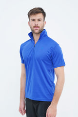 Pique Polo Shirt Royal Blue