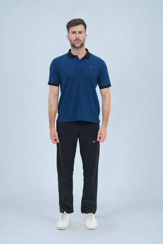 Men's Casual Polo Shirt - Blue Zodiac