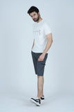 High-Quality Men's Cargo Shorts in Grey Perfect for everyday wear and outdoor activities, these Grey Cargo Shorts have 6 functional pockets, including convenient side zippers.