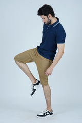 Tipped Men Polo Shirt - Reglan Blue