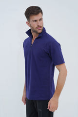 Pique Polo Shirt Deep Purple