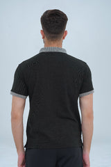Men's Casual Polo Shirt - Black