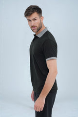 -  Men's Casual Polo Shirt - Black - Xea Clothing