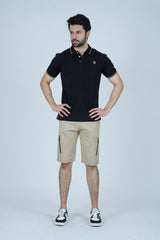 Casual Cargo Shorts for Men | Cargo | Beige Color Ideal for daily wear and outdoor activities, these Beige Everyday Essentials Cargo Shorts have 6 functional pockets, including a zip pocket.