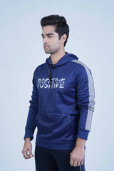 The Xea Positive Hoodie Men's Collection -  Graphic Hooded Sweatshirt Navy - Xea Clothing