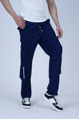 Men's Cargo Pants - Navy Blue