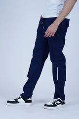 Men's Cargo Pants - Navy Blue