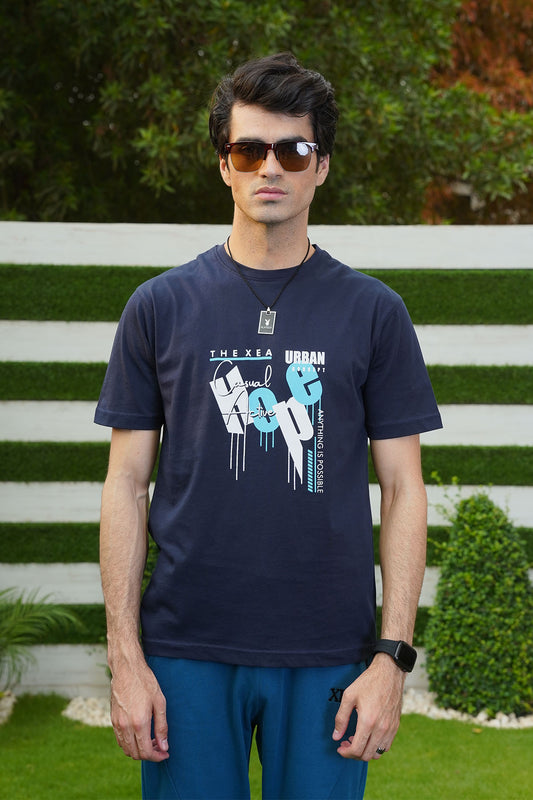 Gulf Blue Graphic T-Shirt