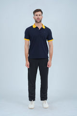 Men's Casual Polo Shirt - Navy