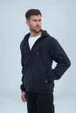 Xea navy hoodie for men is the perfect combination of warmth and style. Whether you choose to zip it up or leave it open, you'll make a statement with this versatile piece.