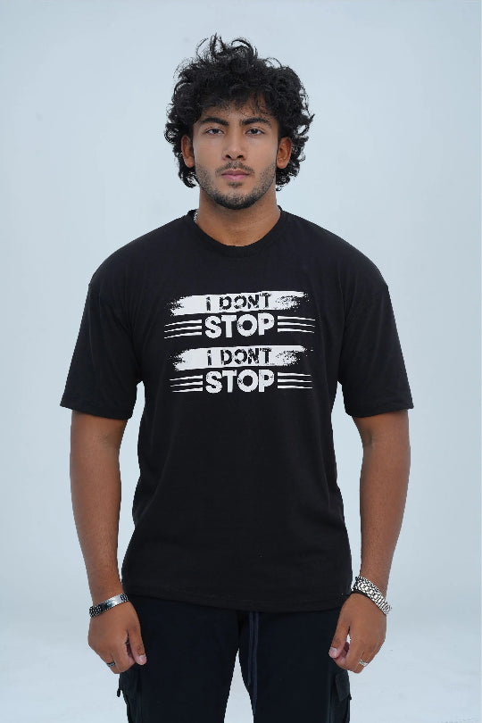  -  Don't Stop Oversized T-Shirt - Xea Clothing