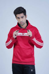 The Xea Men's Red Hoodie - Urban 2.0 Edition -  Urban 2.0 Red Hoodie - Xea Clothing