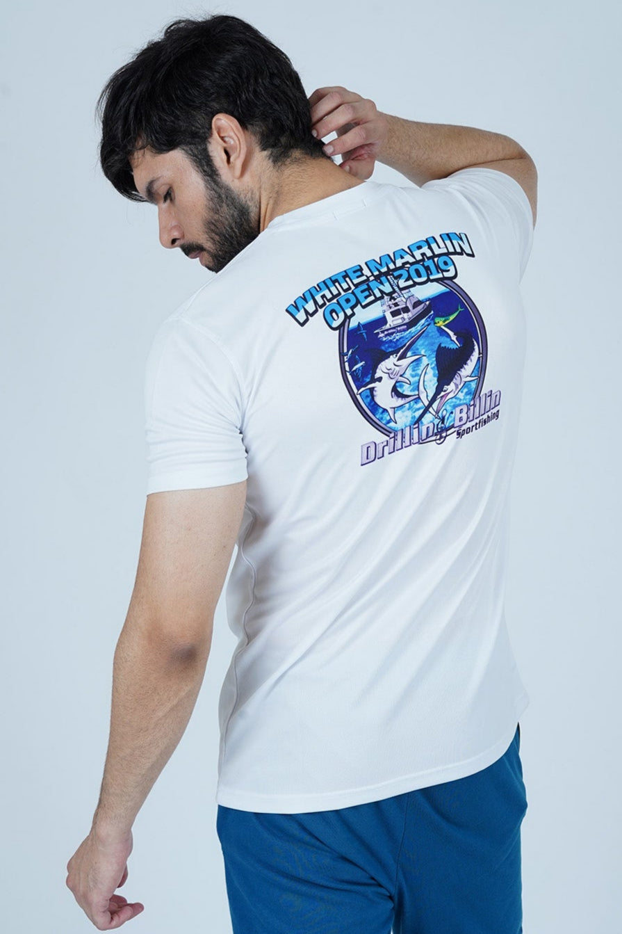 Creative Sport Fishing White T-Shirt