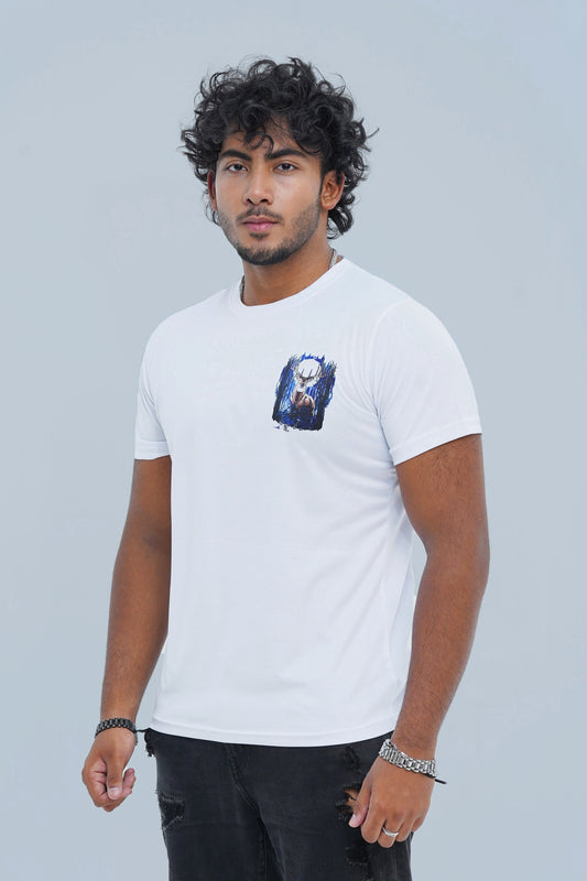 Explore nature with Xea Swamp Deer White T-Shirt. Features a beautiful 3D print of swamp deer on white canvas. Ideal for outdoor activities or casual wear.