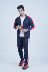 Stay warm and stylish this winter with our Men's Essential Winter Tracksuit in navy. It offers a modern look, exceptional comfort, and easy movement for outdoor workouts, gym sessions, or casual outings. -  Men's Essential Winter Tracksuit - Xea Clothing