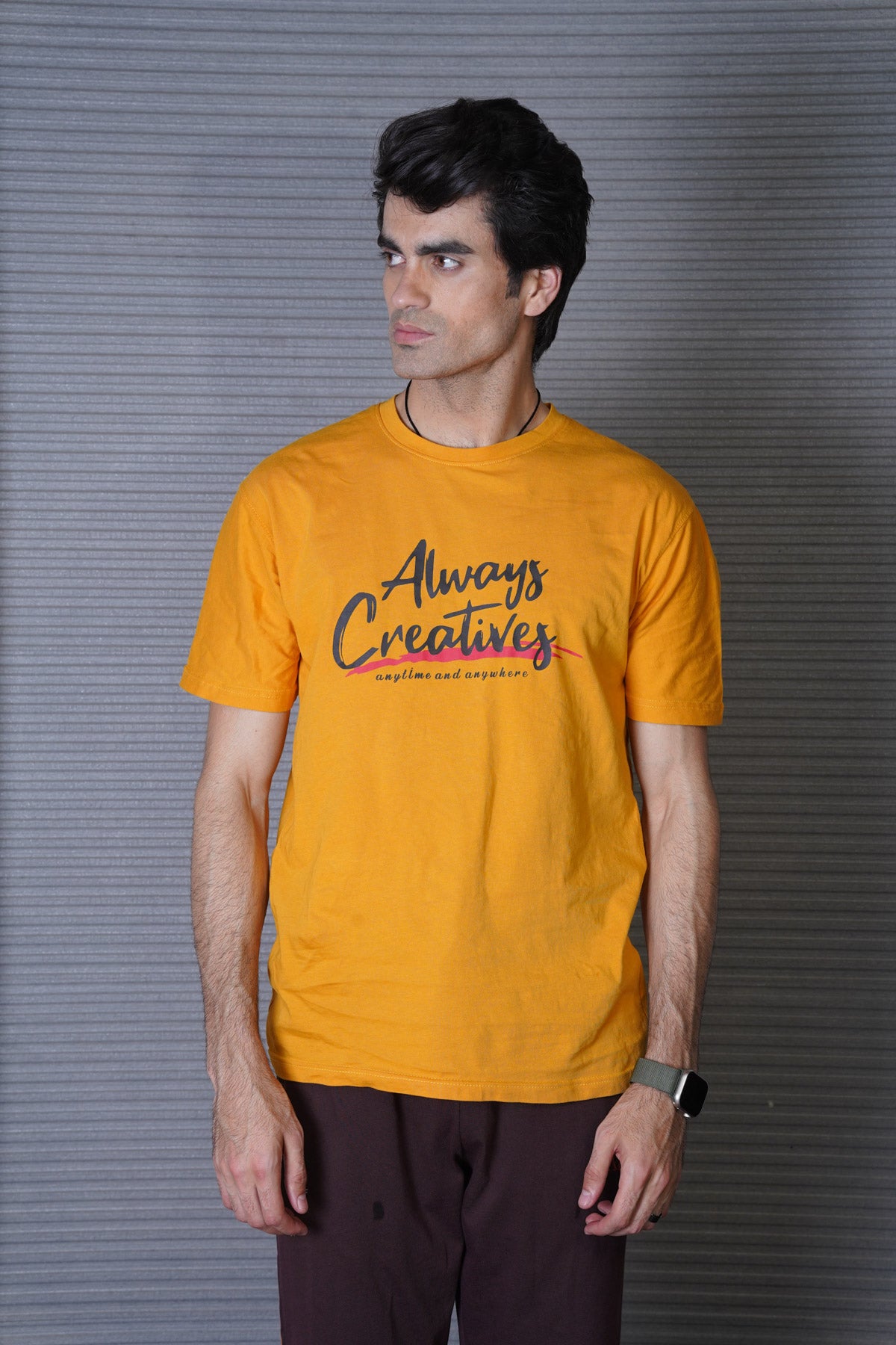 -  Orange Peel Graphic T-Shirt - Xea Clothing