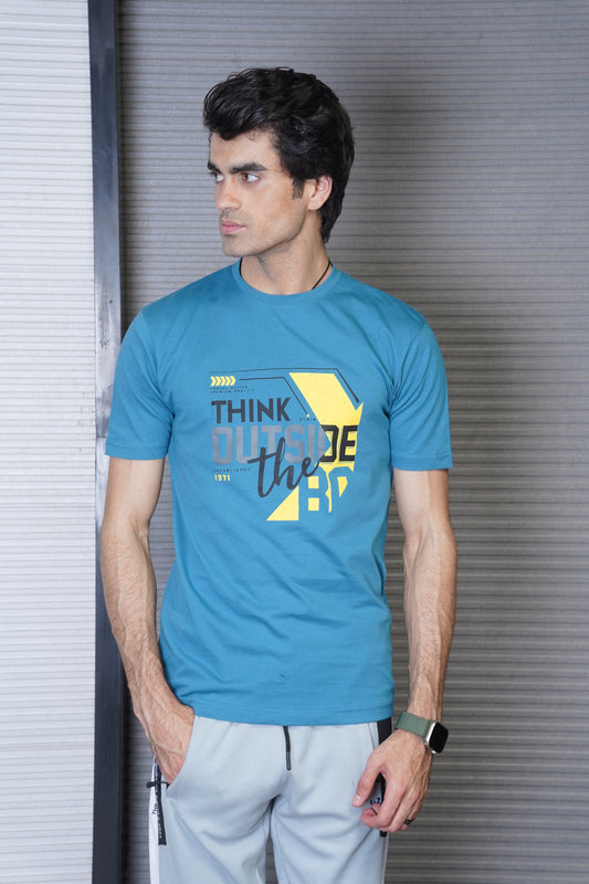 Boston Blue Graphic T-Shirt