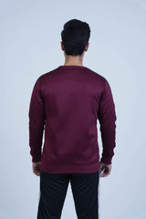 Stay cozy and stylish this winter with our Maroon Sweatshirt! Premium materials and a perfect fit will keep you confident and warm. The bold black sleeve panel adds an adventurous touch to your wardrobe. -  Bold Sleeves Maroon Sweatshirt - Xea Clothing -  Bold Sleeves Maroon Sweatshirt - Xea Clothing