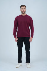 Xea Graphic Free Maroon Sweatshirt offers the perfect blend of comfort and style for men. Ideal for daily use, this sweatshirt is lightweight, soft, and easily layered. -  Graphic Free Maroon Sweatshirt - Xea Clothing