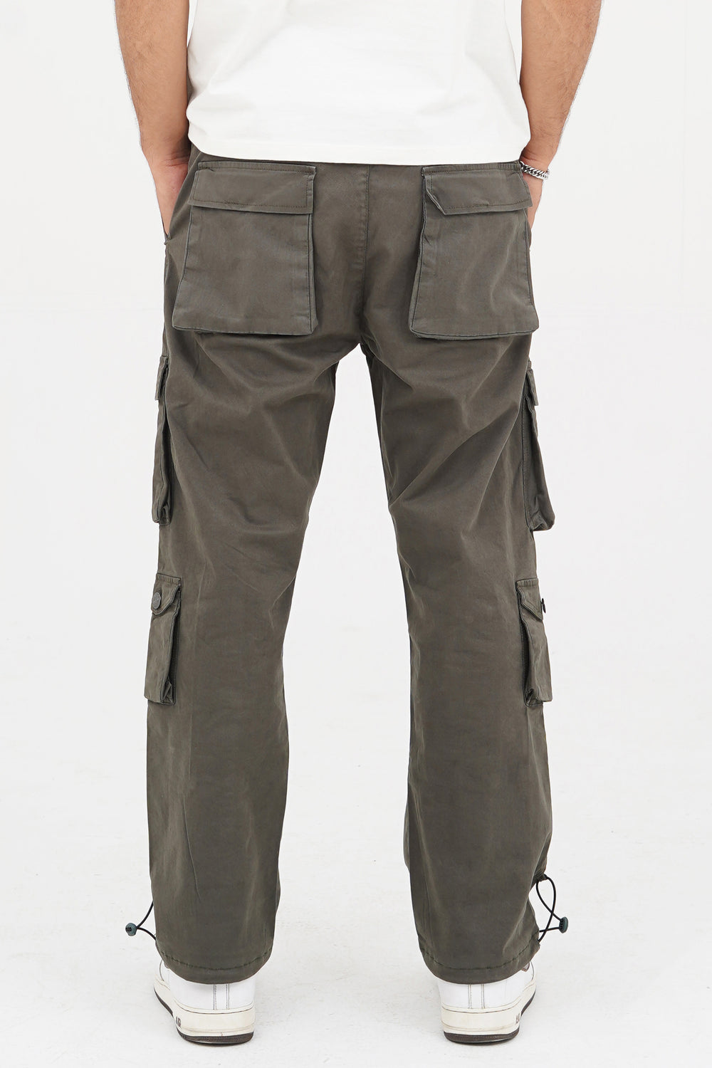 xea clothing, unisex, oversized, streetwear, loose bottom, baggy, loose fit, cargo, pants, trousers buy online in Pakistan. -  Streetwear Cargo Pants / Olive - Xea Clothing