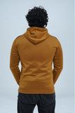 Positive Light Brown Men Hoodie from The Xea Collection