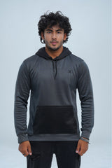 -  Men's Hoodie Grey and Black - Xea Clothing
